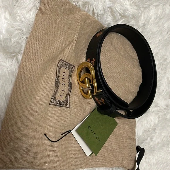 Womens Gucci belt only worn once Like new Gucci belt, only worn once. Size Gucci 75.... | Depop main image 2